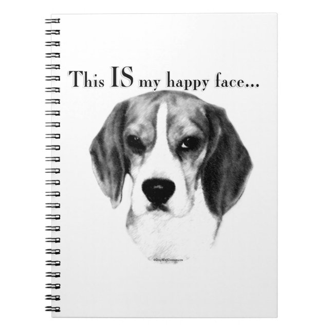 Caderno Espiral Rosto Feliz (Frente)