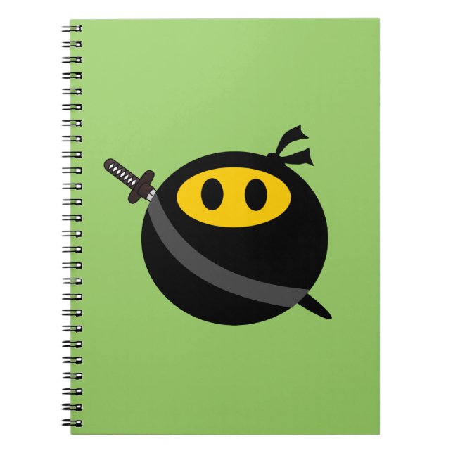 Caderno Espiral rosto Ninja (Frente)