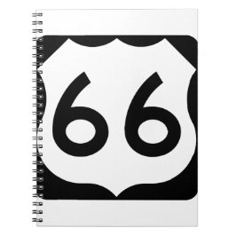 Caderno Espiral Rota 66