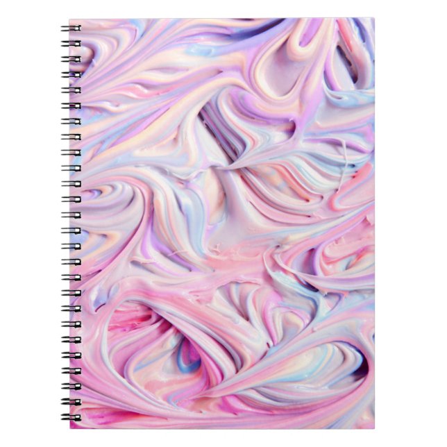 Caderno Espiral Roteamento do Glacé colorido (Frente)