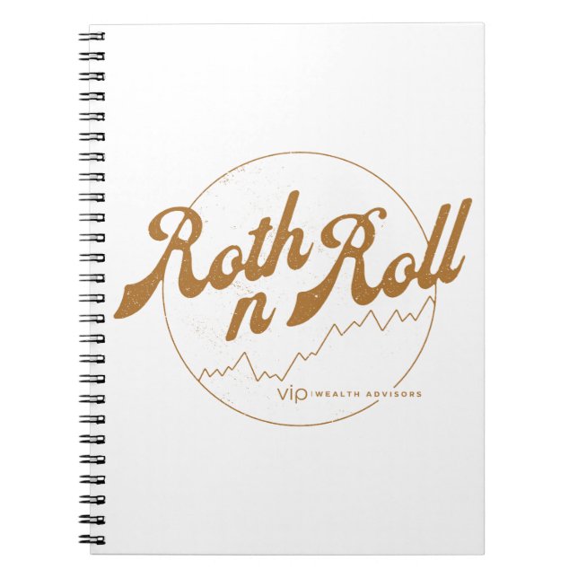 Caderno Espiral Roth n Roll Finance Humor Notebook (Frente)