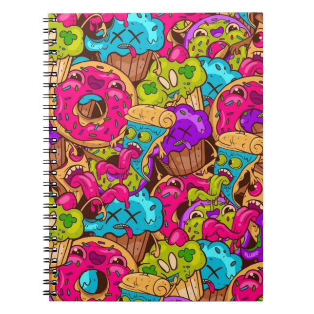 Caderno Espiral Rotten Desserts (Frente)
