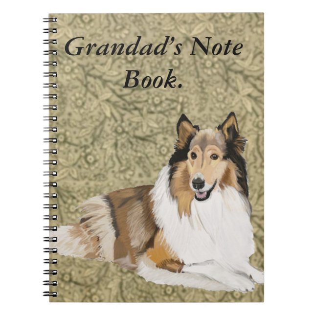 Caderno Espiral Rough Collie (Frente)