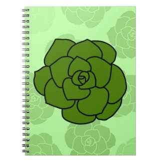 Caderno Espiral Rounded Succulent