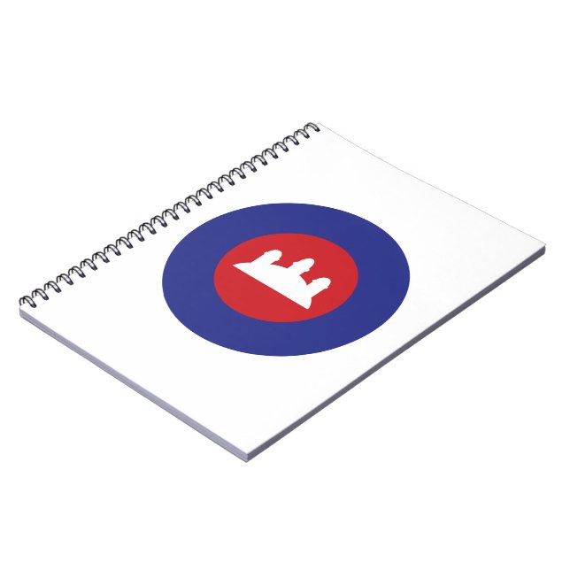 Caderno Espiral Roundel Cambojana (Left Side)