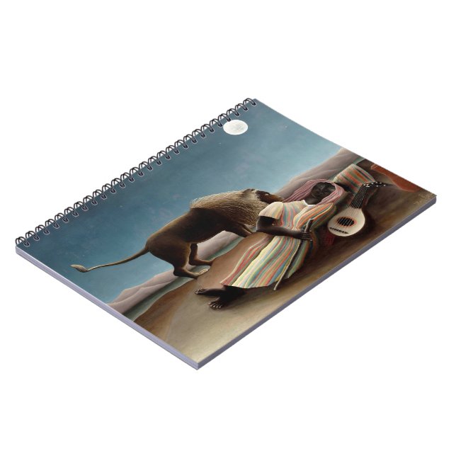 Caderno Espiral Rousseau: Um notebook cigano dormindo (Left Side)