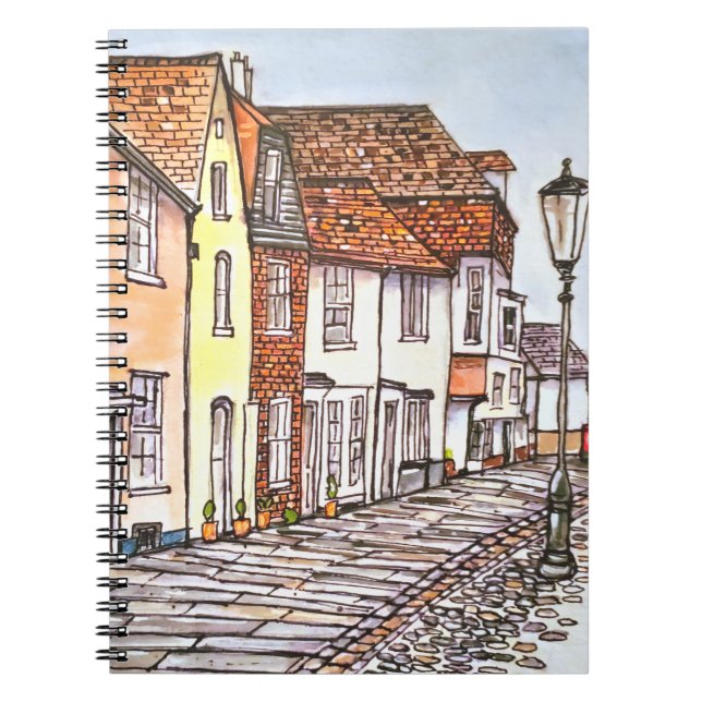 Caderno Espiral Row Of Houses (Frente)