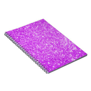 Caderno Espiral Roxo do brilho
