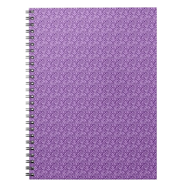 Caderno Espiral Roxo Talhado (Frente)