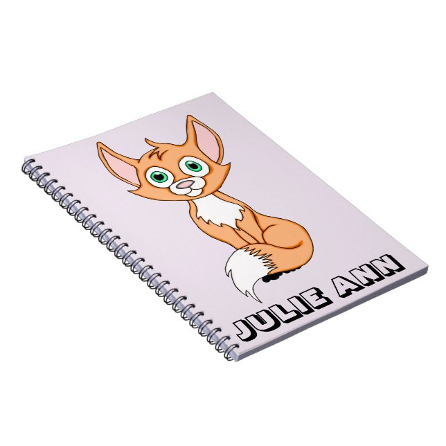 Caderno Espiral Roxy Foxy Personalizado (Lado Direito)