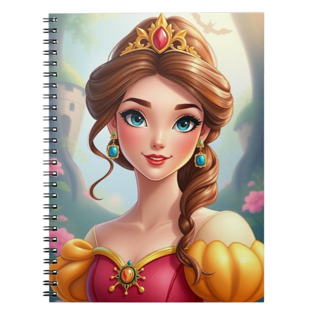Caderno Espiral Royal Notebook - The Magic of Princesses (Frente)