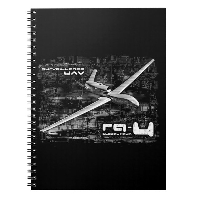 Caderno Espiral RQ-4 Global Hawk (Frente)