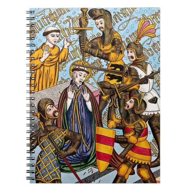 Caderno Espiral Rua: Mártamo de Thomas Becket (M 031) (Frente)