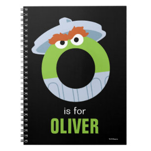 Caderno Espiral Rua Sésamo O é para Oscar