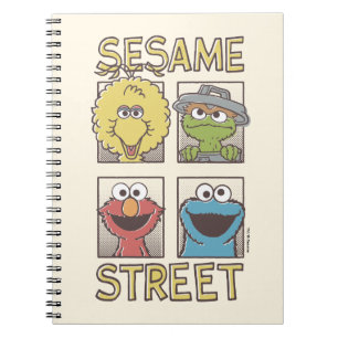 Caderno Espiral Rua Sésamo Personagem Clássico Comic