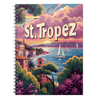 Caderno Espiral Rua.Tropez Sunset