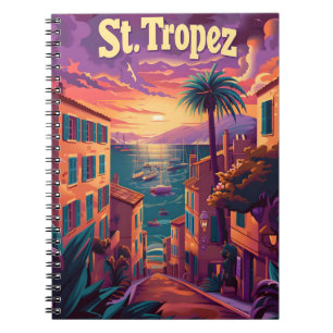Caderno Espiral Rua.Tropez Sunset