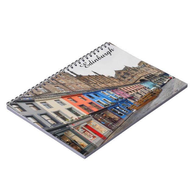Caderno Espiral Rua Victoria, Edimburgo (Left Side)