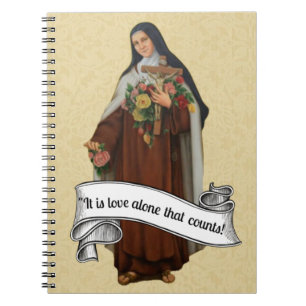 Caderno Espiral Ruas, a pequena flor religiosa