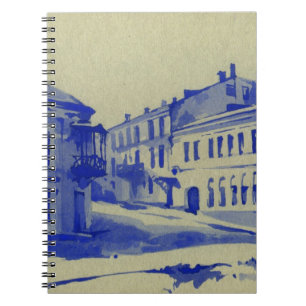 Caderno Espiral Ruas pequenas na cidade velha