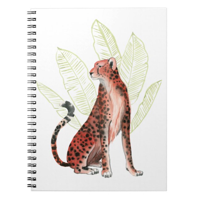 Caderno Espiral Ruby Runner Leopard (Frente)