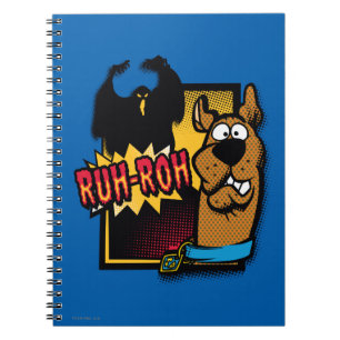 Caderno Espiral Ruh-Roh Scooby-Doo e um fantasma