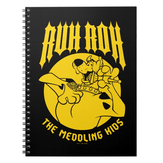 Caderno Espiral Ruh Roh Scooby-Doo The Meddling Kids Ícone (Frente)
