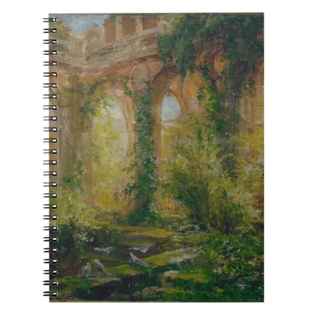 Caderno Espiral Ruínas - Cour des comptes Ballroom (Frente)