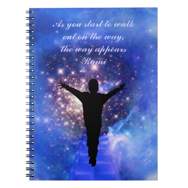 Caderno Espiral Rumi Confie no caminho (Frente)