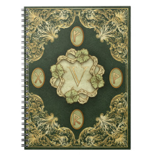 Caderno Espiral Rune magia grimoire