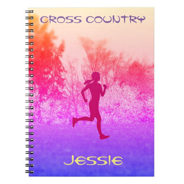 Caderno Espiral Runner Cross Country (Frente)