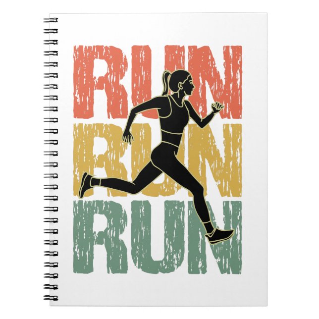 Caderno Espiral Runner Girl (Frente)