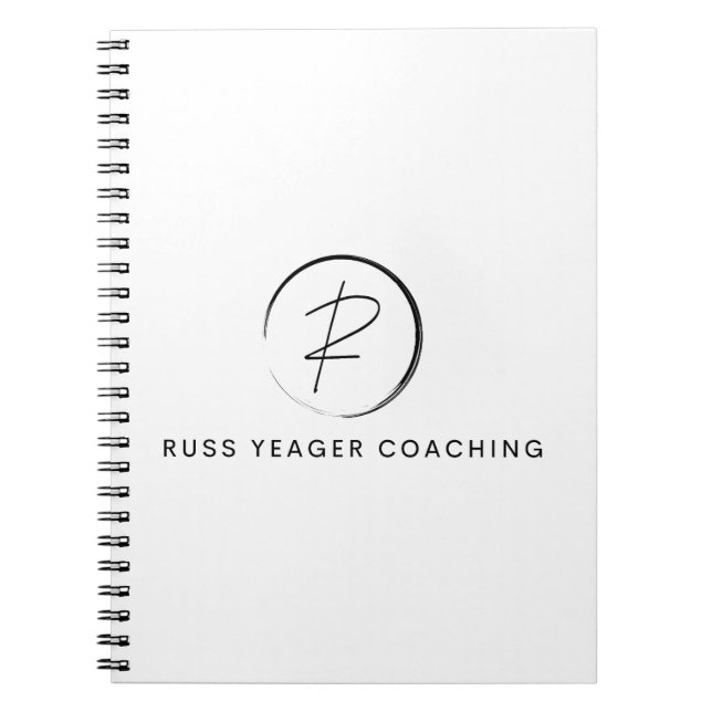 Caderno Espiral Russ Yeager Coaching Signature Logo (Frente)