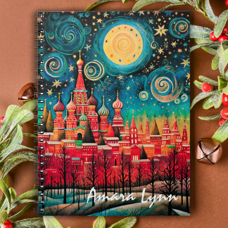 Caderno Espiral Rússia de Moscou