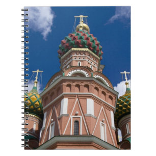 Caderno Espiral Rússia, Moscou, Praça Vermelha. Basílica de São Ba