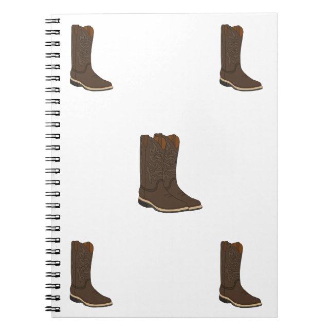 Caderno Espiral Rustic Boots (Frente)