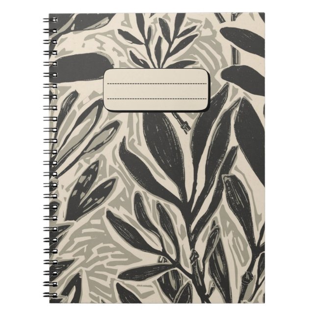Caderno Espiral Rustic Eucalyptus Leaves & Branches (Frente)