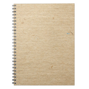 Caderno Espiral Rustic Kraft Paper: Fundo Texturizado.