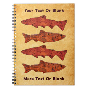 Caderno Espiral Rustic Trout