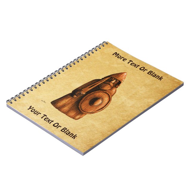 Caderno Espiral Rustic Viking (Left Side)