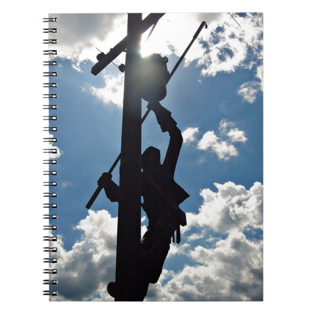Caderno Espiral Rusty the Lineman (Frente)