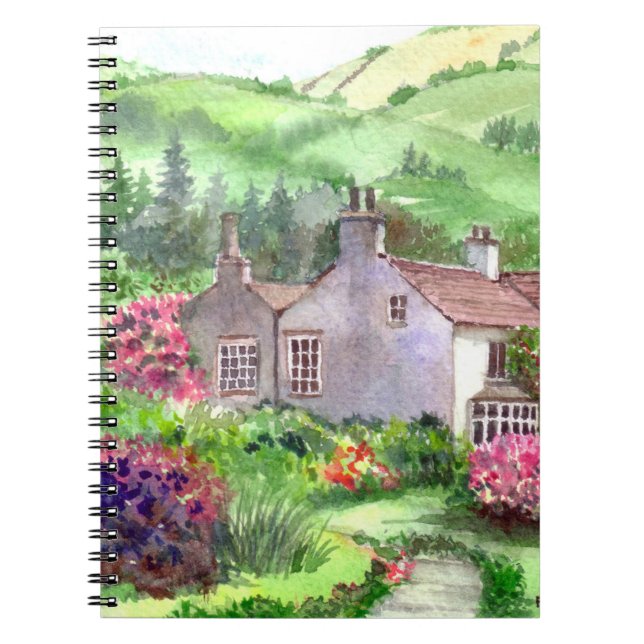 Caderno Espiral Rydal Monte, a casa de William Wordsworth (Frente)