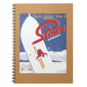 Caderno Espiral S varrendo - Há sempre poster do Promo da neve