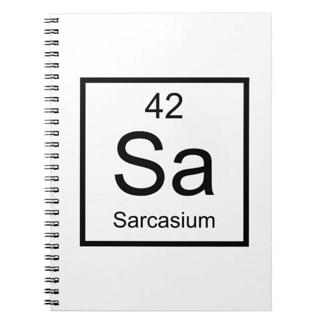 Caderno Espiral Sa Sarcasium Element (Frente)