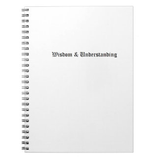 Caderno Espiral Sabedoria e Compreensão