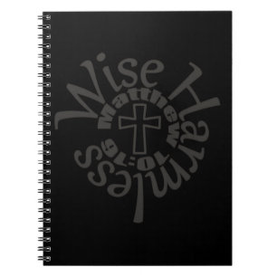 Caderno Espiral Sábio Como Serpente Sem Danos Como Uma Doença