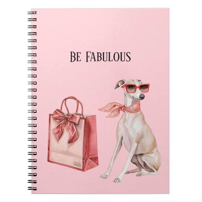 Caderno Espiral Saca de Cachorro Fabulosa (Frente)