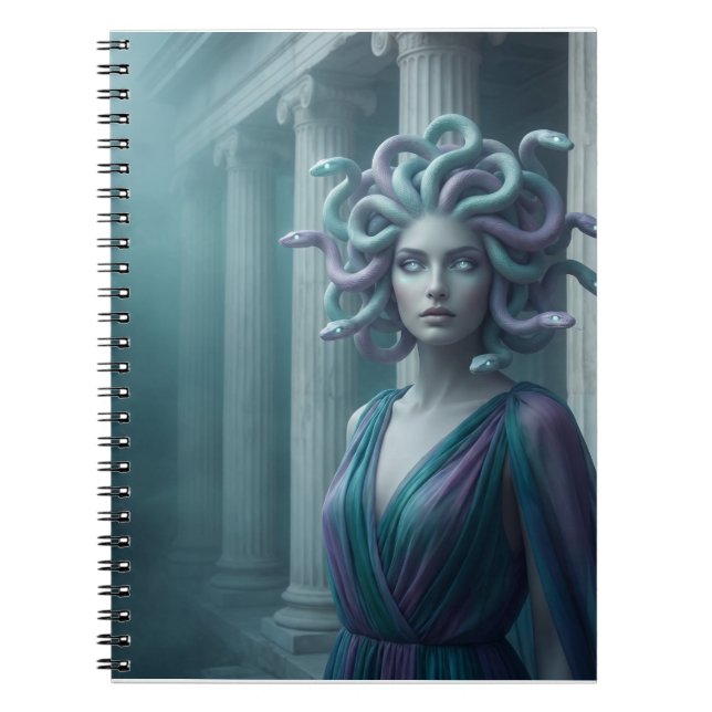 Caderno Espiral Saca de Presente Medusa (Frente)
