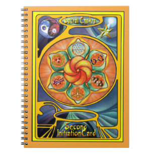 Caderno Espiral Sacral Chakra Mandala