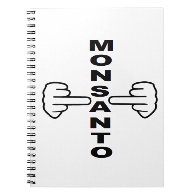 Caderno Espiral Sacudir Monsanto para Notebook (Frente)